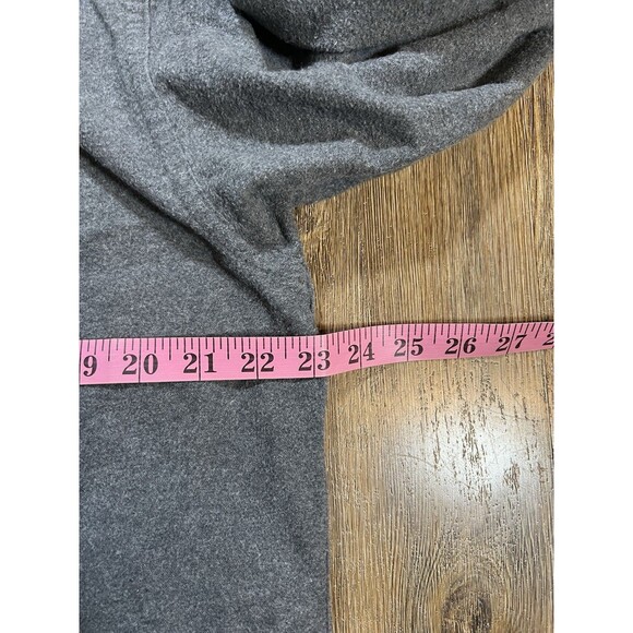 LL Bean Chamois Cloth Button Up Shirt Gray 100% Cotton Flannel Men's Medium - Picture 5 of 6